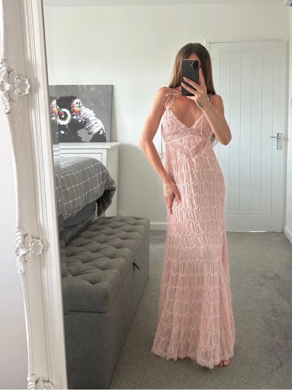 New Zara pink pastel dress